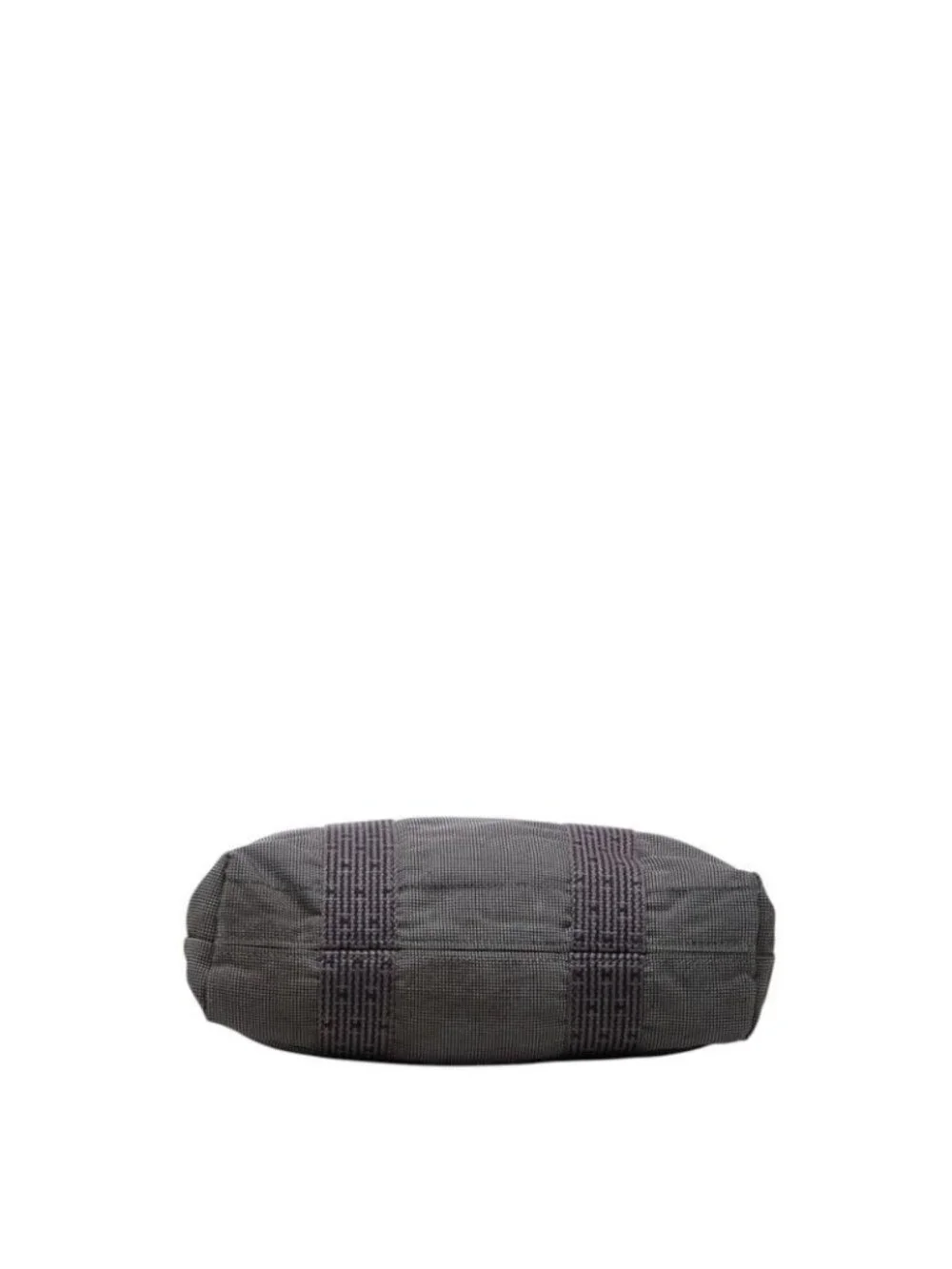 Hermes Herline Cabas Tote Bag Gray Canvas